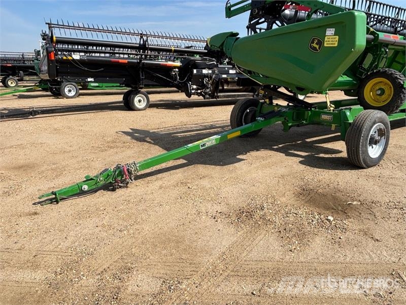 John Deere HD50R 50 ft Flex Draper Combine Header رؤوس الحصادات الدراسات