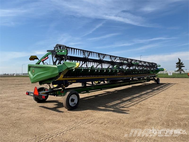 John Deere HD50R 50 ft Flex Draper Combine Header رؤوس الحصادات الدراسات