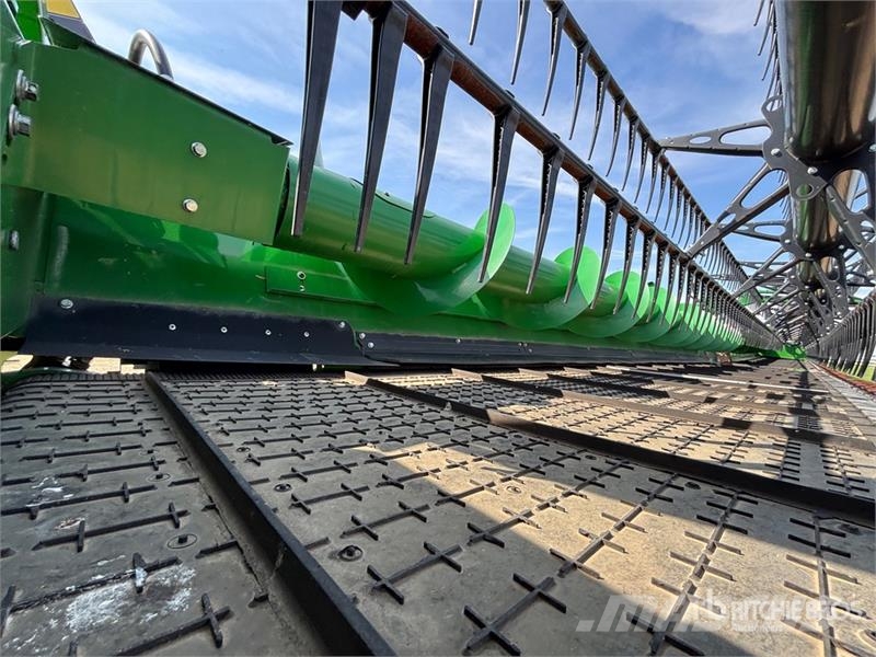 John Deere HD50R 50 ft Flex Draper Combine Header رؤوس الحصادات الدراسات