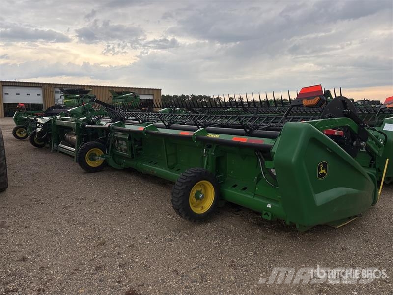 John Deere HD50R 50 ft Hinged Draper Combine Header Cabeçotes de colheitadeira