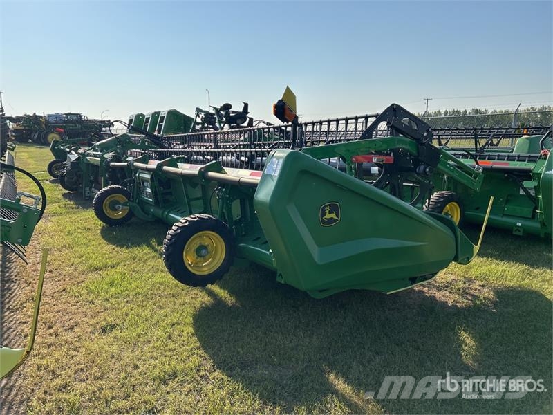 John Deere HD50R 50 ft Hinged Draper Combine Header Cabezales de cosechadoras combinadas