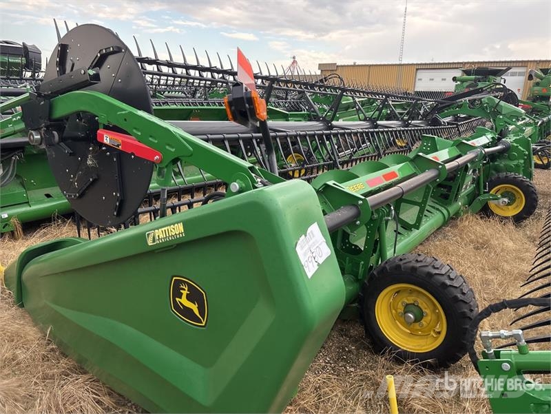 John Deere HD50R 50 ft Hinged Draper Combine Header Cabezales de cosechadoras combinadas