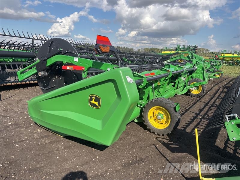 John Deere HD50R 50 ft Hinged Draper Combine Header Cabeçotes de colheitadeira