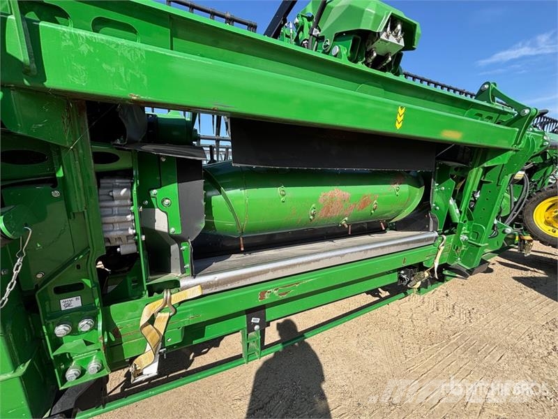 John Deere HD50R 50 ft Hinged Draper Combine Header رؤوس الحصادات الدراسات