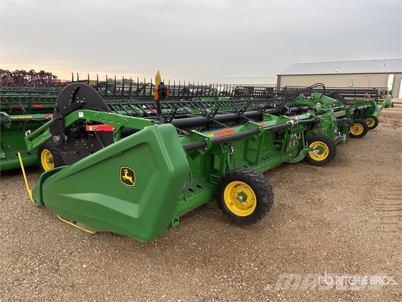 John Deere HD50R 50 ft Hinged Draper Combine Header Cabeçotes de colheitadeira