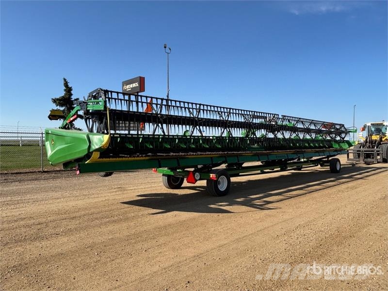 John Deere HD50R 50 ft Hinged Draper Combine Header رؤوس الحصادات الدراسات