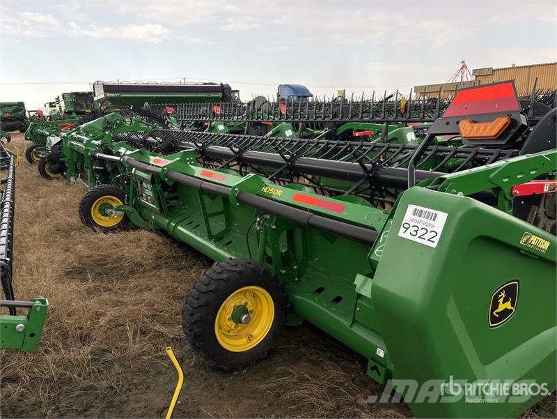 John Deere HD50R 50 ft Hinged Draper Combine Header Cabeçotes de colheitadeira