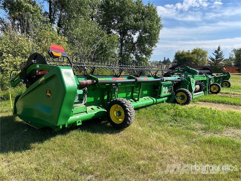 John Deere HD50R 50 ft Hinged Draper Combine Header 콤바인 헤드