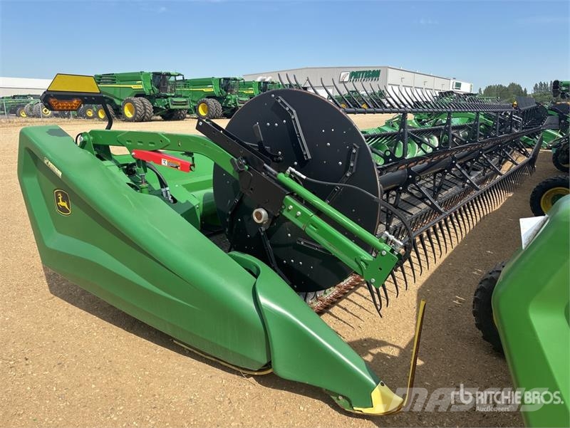 John Deere HD50R 50 ft Hinged Draper Combine Header Cabeçotes de colheitadeira
