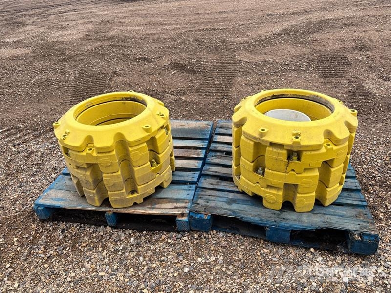 John Deere of (8) John Deere Tractor Wheel Weight Outros componentes