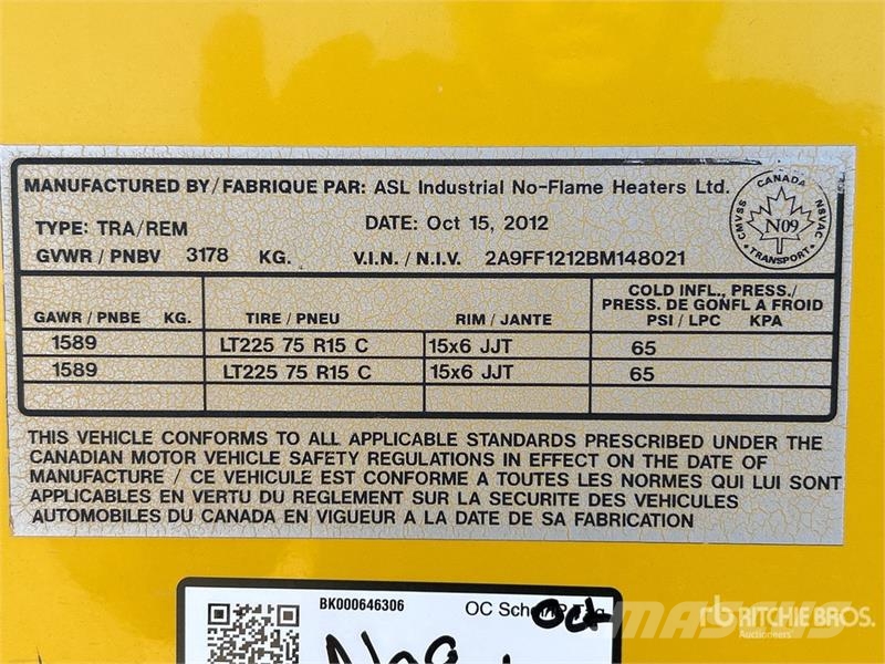John Deere Power Tech 4045HF285 1000000 BTU Flameless Space H Обладнання для прогріву і розморожування