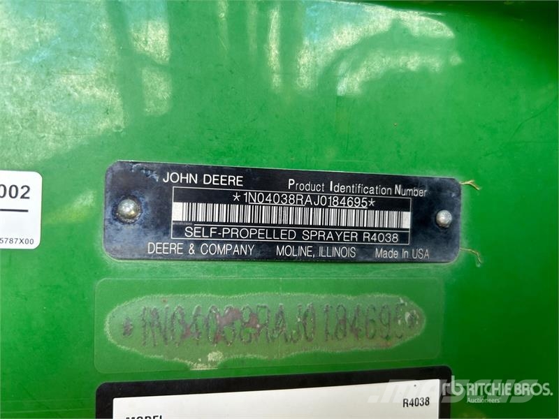 John Deere R4038 Selbstfahrende Sprühgeräte