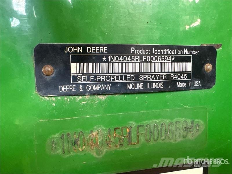 John Deere R4045 Samohodne škropilnice
