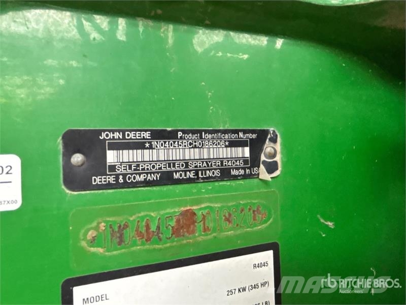 John Deere R4045 رشاشات ذاتية الحركة