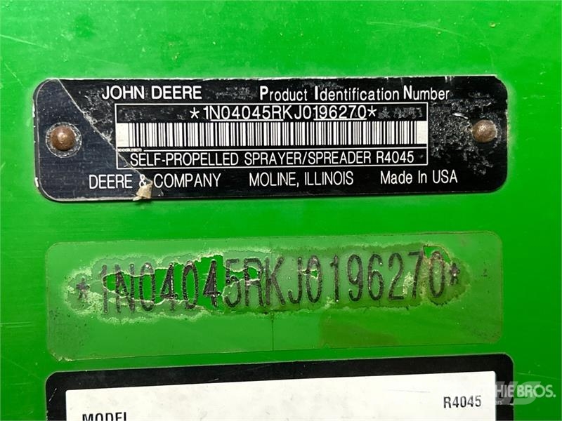 John Deere R4045 رشاشات ذاتية الحركة