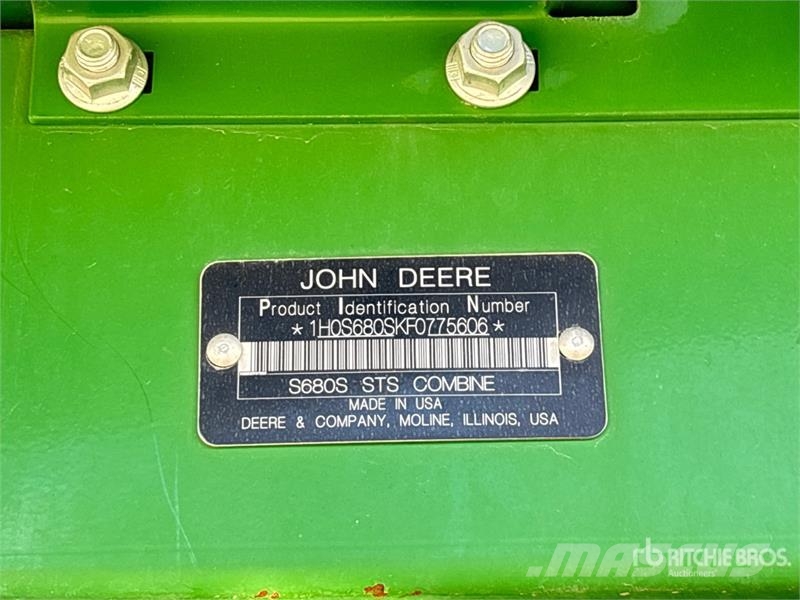 John Deere S680 حصادات
