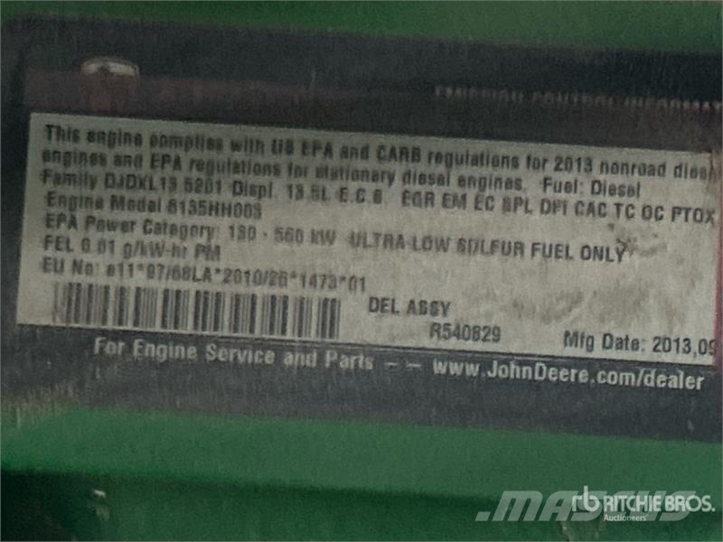 John Deere S680 حصادات