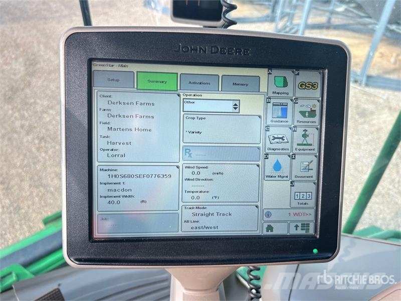 John Deere S680 Mähdrescher