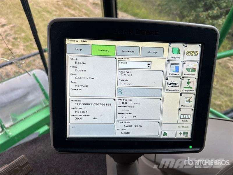 John Deere S680 Colheitadeiras