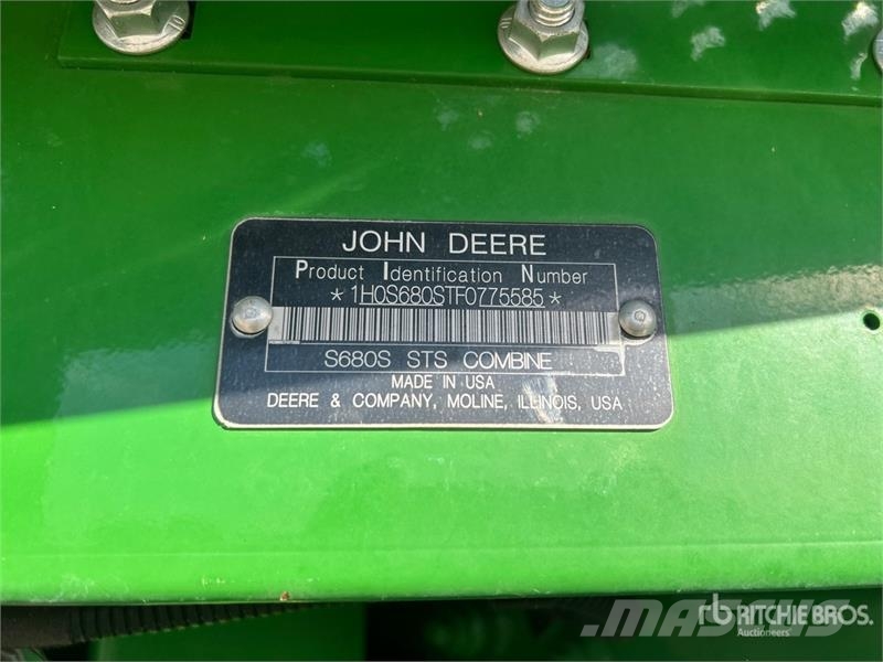 John Deere S680 حصادات