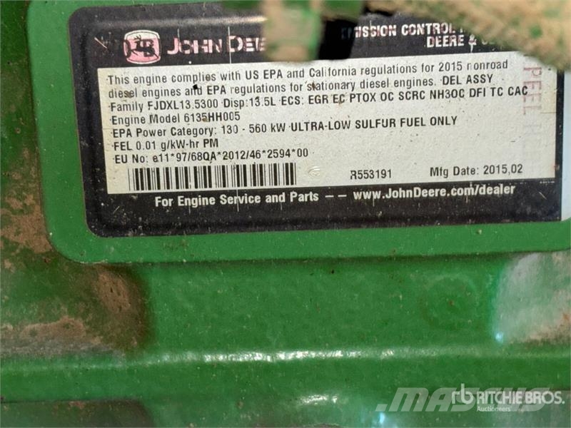 John Deere S680 حصادات