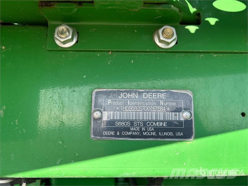 John Deere S680 Maaidorsmachines