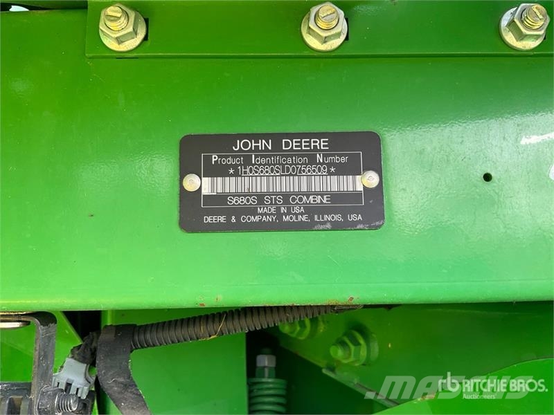 John Deere S680 Mietitrebbiatrici