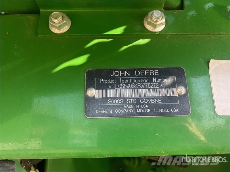 John Deere S690 حصادات