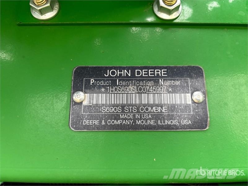 John Deere S690 Biçerdöverler
