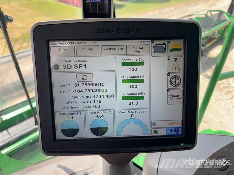 John Deere S690 Mähdrescher