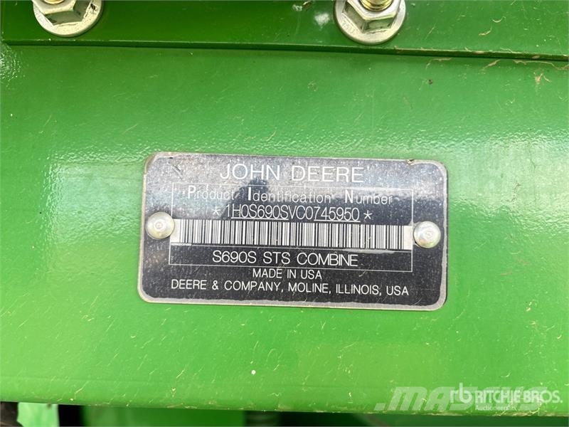 John Deere S690 حصادات