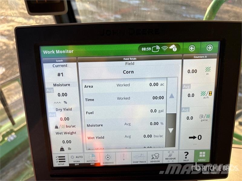 John Deere S780 Combine Harvester حصادات