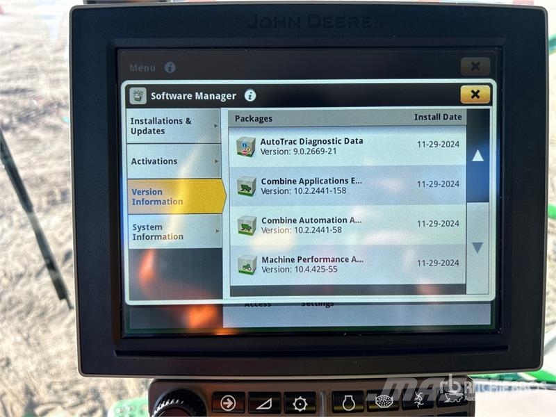 John Deere S790 Combine Harvester Θεριζοαλωνιστικές μηχανές