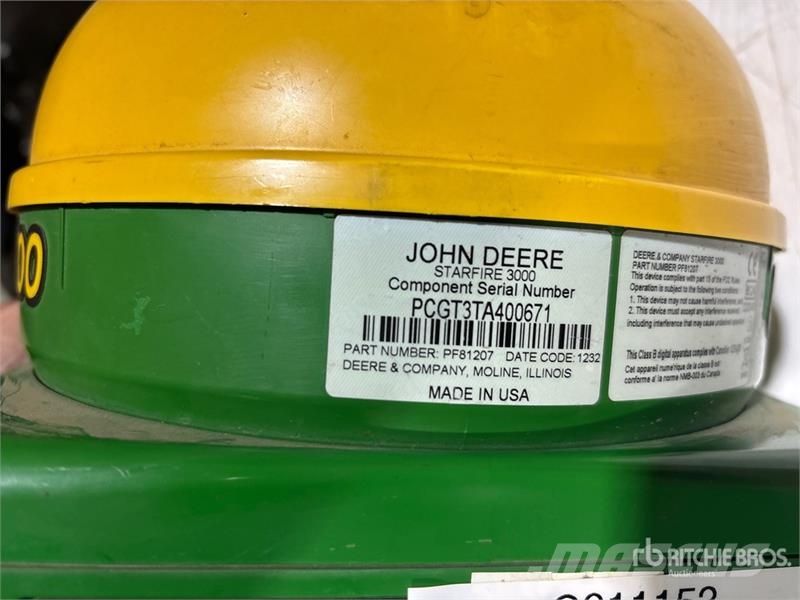 John Deere StarFire 3000 GNSS Receiver Landbrug - Andet 