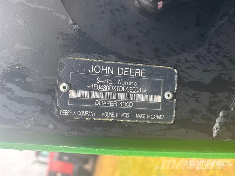 John Deere W150 30 ft Swather Windrower Ot Tirmigi