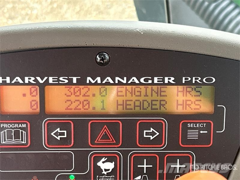 John Deere W155 35 ft Swather Windrower 윈드로어