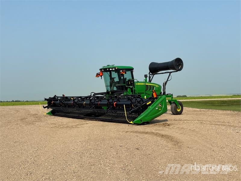 John Deere W155 35 ft Swather Windrower Рядковые косилки