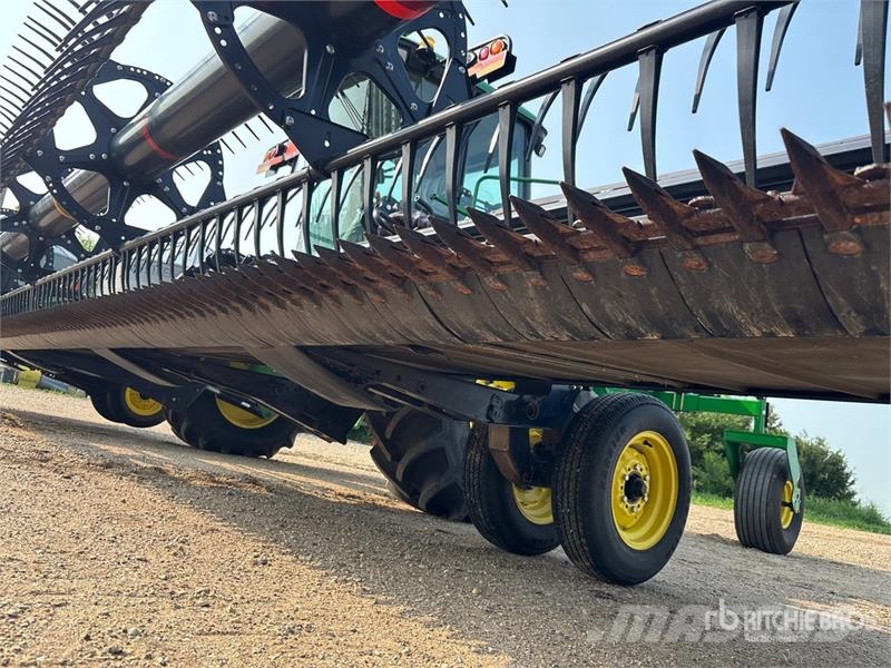 John Deere W155 35 ft Swather Windrower Рядковые косилки