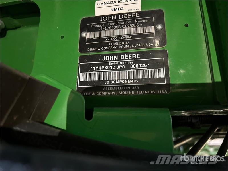 John Deere X9 1000 Combine Harvester Leikkuupuimurit