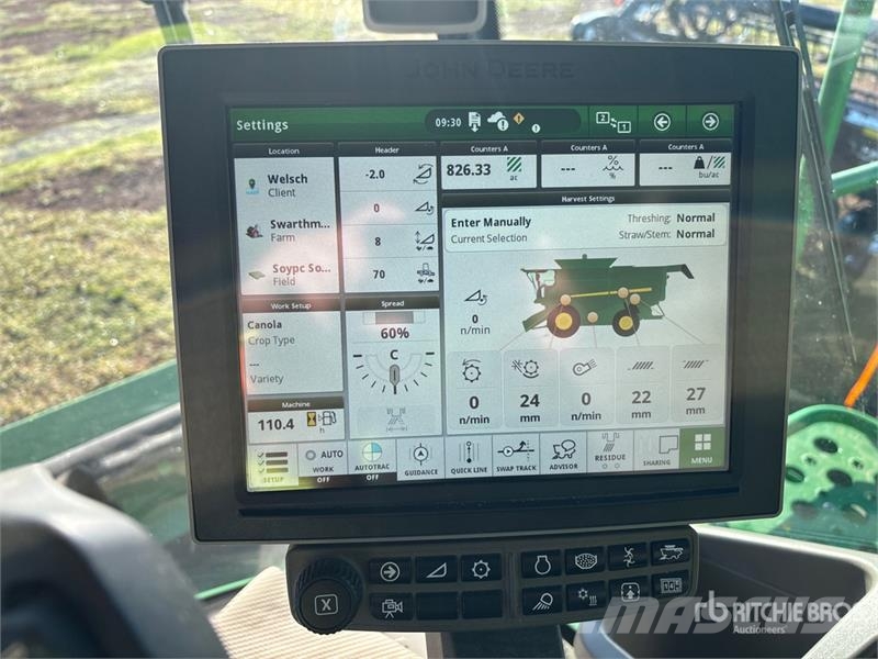 John Deere X9 1000 Combine Harvester Sklízecí mlátičky
