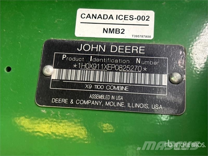 John Deere X9 1100 4x4 Combine Harvester Maaidorsmachines