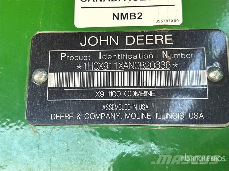 John Deere X9 1100 4x4 Signature Edition Combine Harvester Kombajni