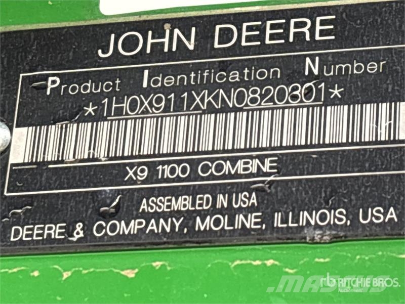 John Deere X9 1100 Combine Harvester Biçerdöverler