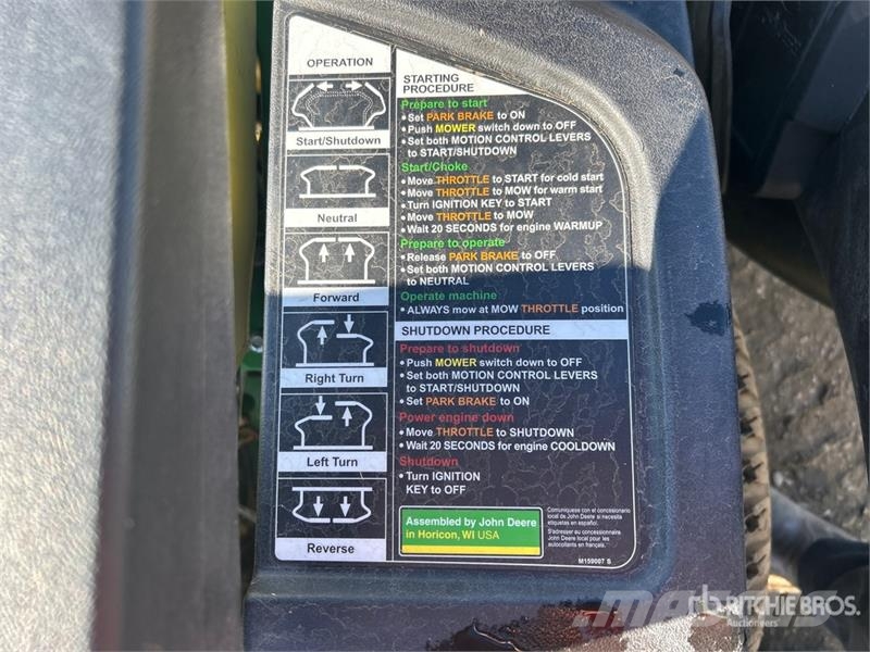 John Deere Z445 EZ Trak Zero-Turn Lawn Mower ركوب الحشائش