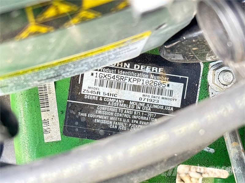 John Deere Z545R Zero-Turn Lawn Mower Trattorini tagliaerba