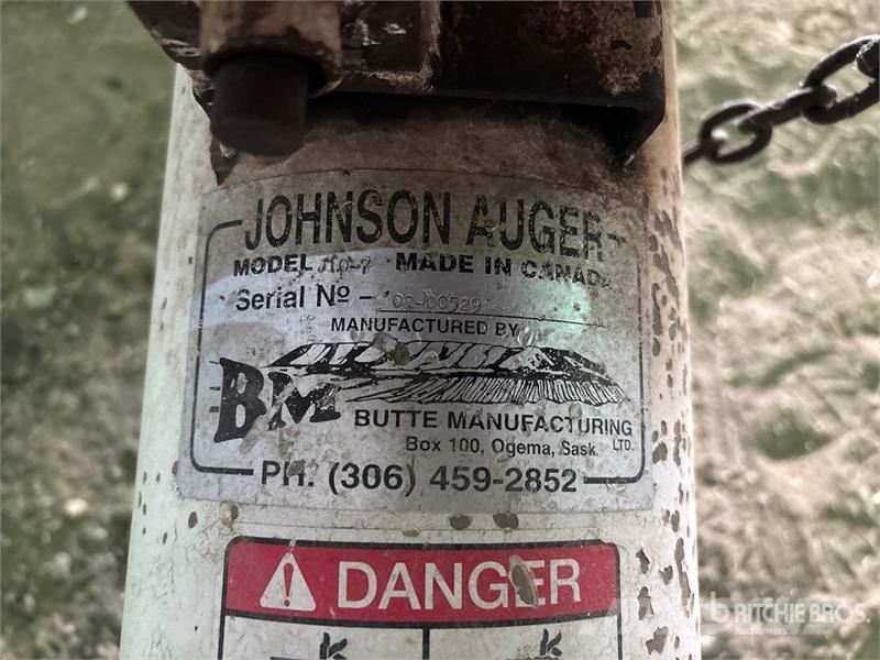Johnson 7 in x 10 ft Transfer Grain Auger 운반 장비