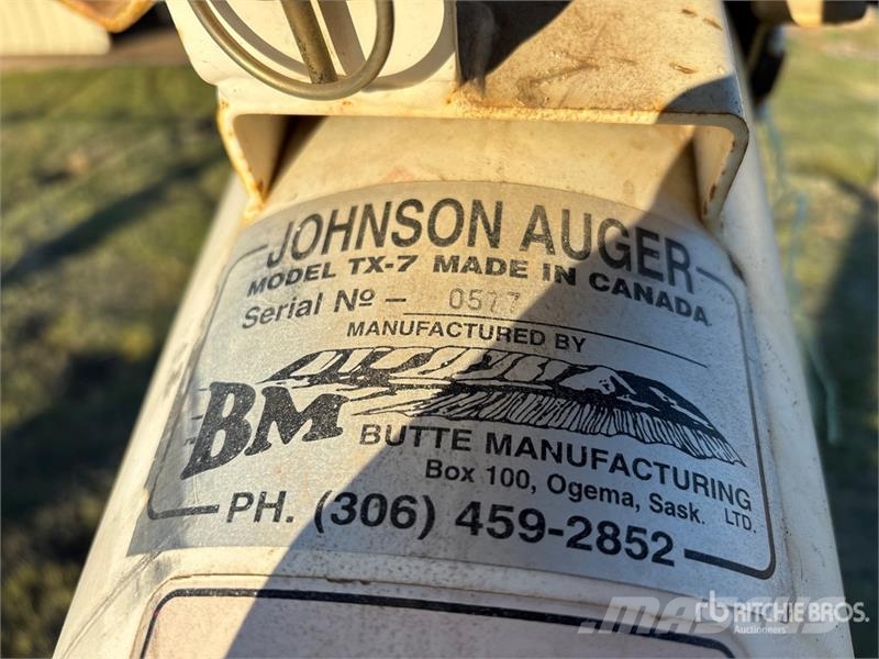 Johnson TX-7 7 in x 12 ft Grain Auger Transportbånd
