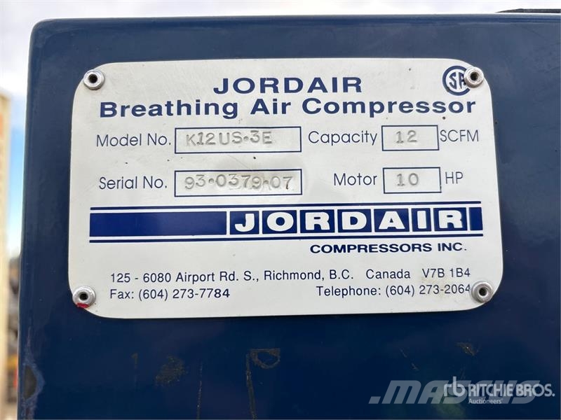Jordair K12US3E Air Compressor Kompressoren