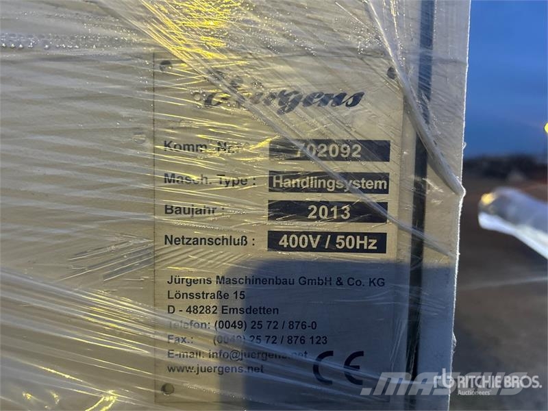  Jürgens Handling System Panel مكونات أخرى