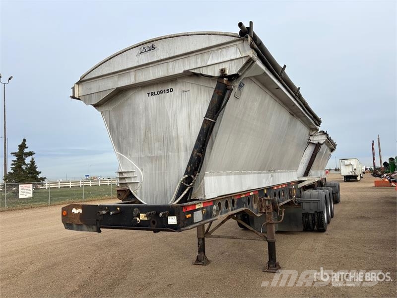 K-Line 21 ft Super B-Train Lead Side Dump Trailer Rimorchi ribaltabili